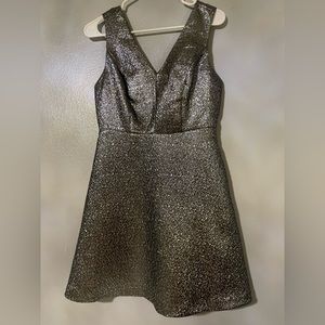 Metallic silver dress small